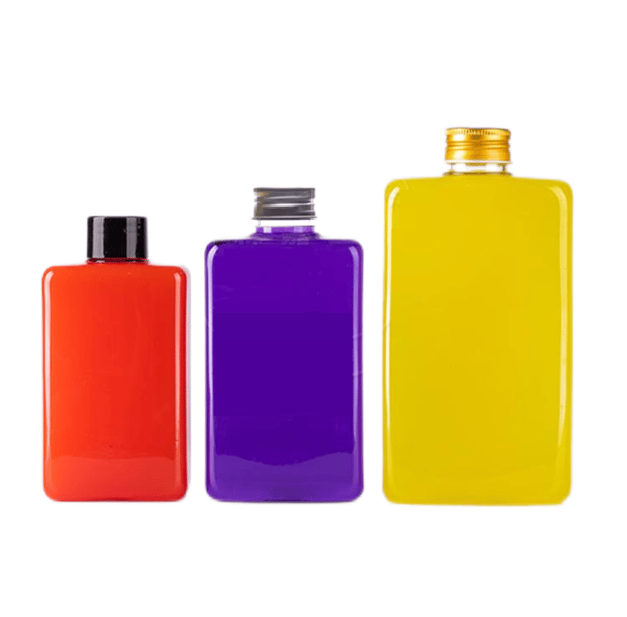 Customized food grade PP PET juice bottles image