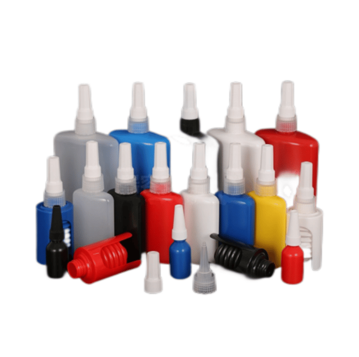 Customized PE super glue bottles image