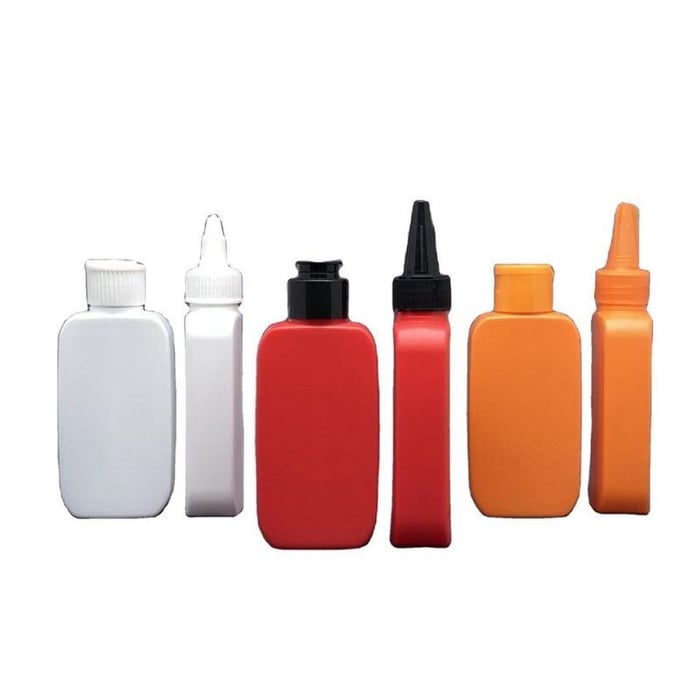 Custmized colors PE ink paint bottles image