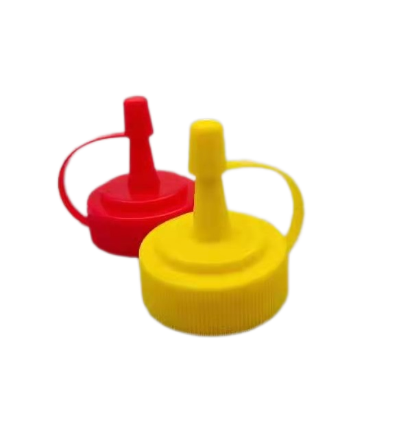 Plastic caps for sauce image